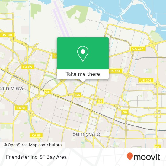 Friendster Inc map