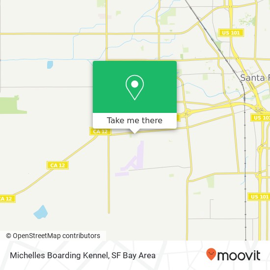 Mapa de Michelles Boarding Kennel
