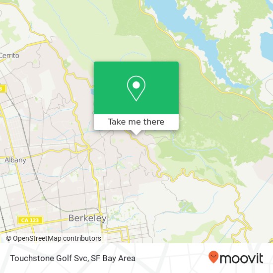 Touchstone Golf Svc map