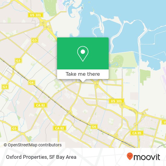 Oxford Properties map