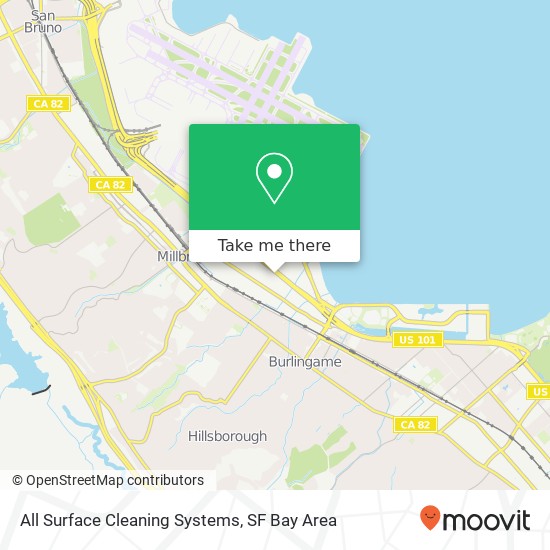 All Surface Cleaning Systems map