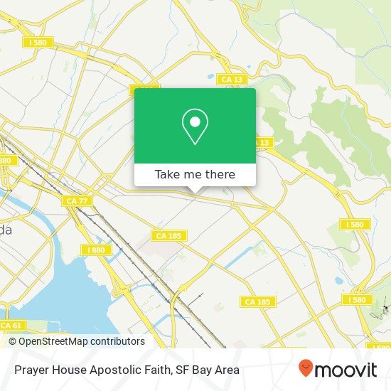 Mapa de Prayer House Apostolic Faith