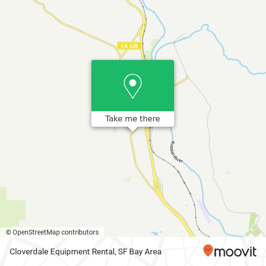 Mapa de Cloverdale Equipment Rental