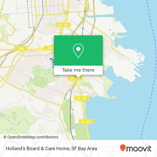 Mapa de Holland's Board & Care Home