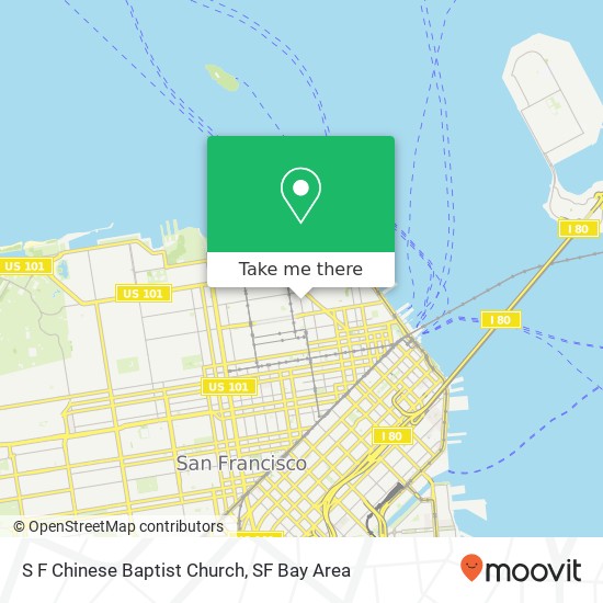 Mapa de S F Chinese Baptist Church