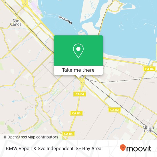 BMW Repair & Svc Independent map