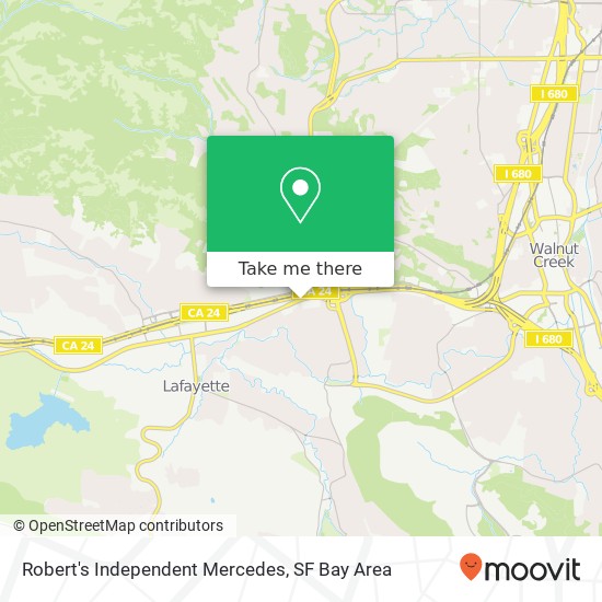 Robert's Independent Mercedes map