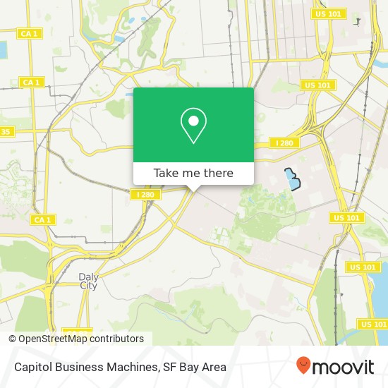 Capitol Business Machines map
