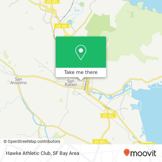 Hawke Athletic Club map