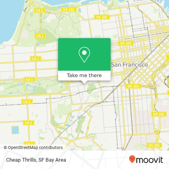 Cheap Thrills map