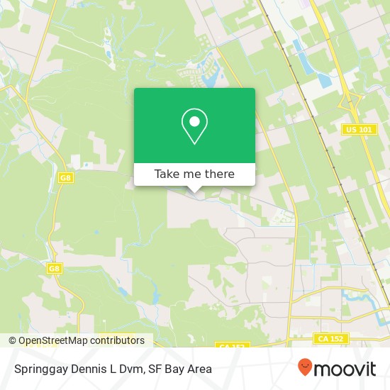Springgay Dennis L Dvm map