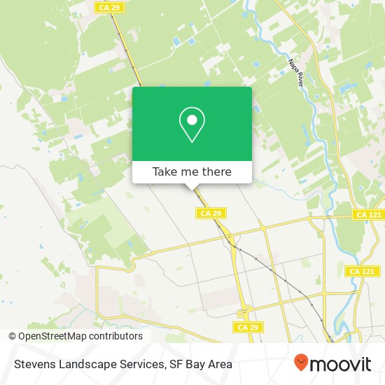 Stevens Landscape Services map