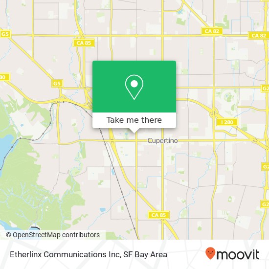 Mapa de Etherlinx Communications Inc