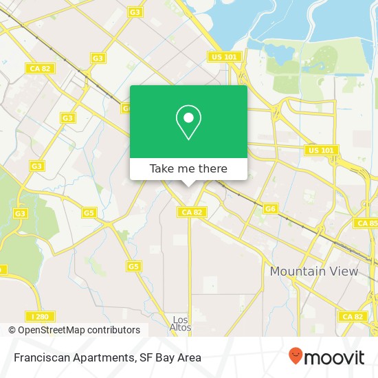 Franciscan Apartments map