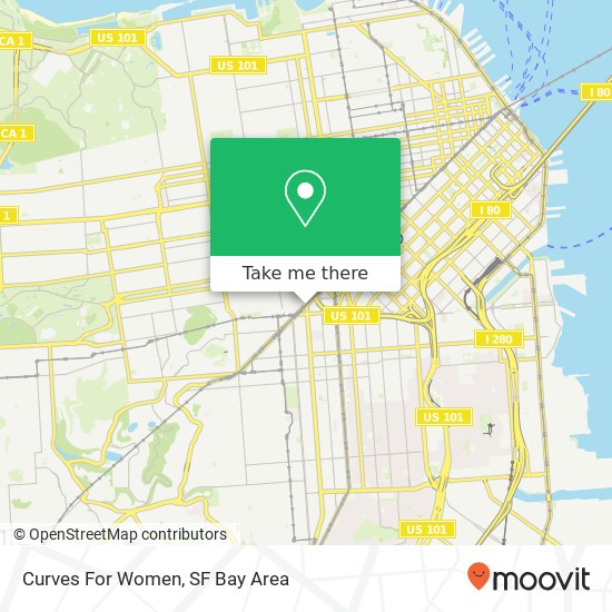 Curves For Women map