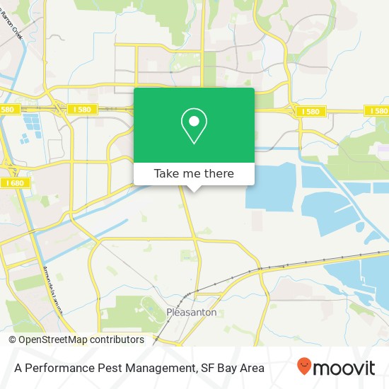 Mapa de A Performance Pest Management