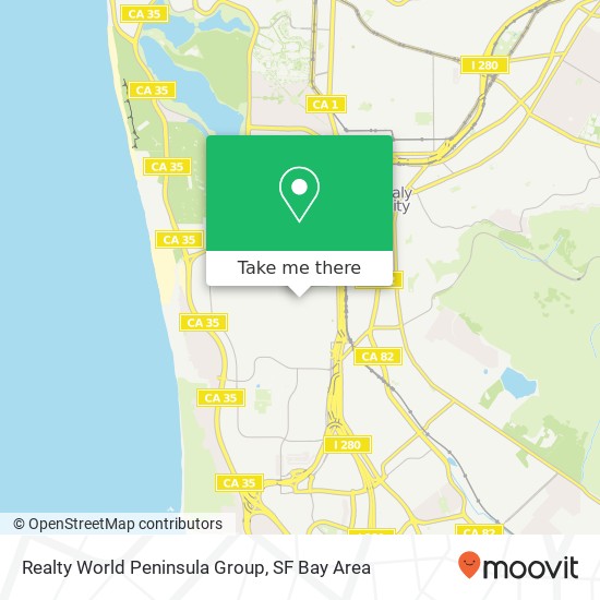 Mapa de Realty World Peninsula Group