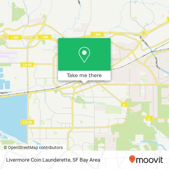 Mapa de Livermore Coin Launderette