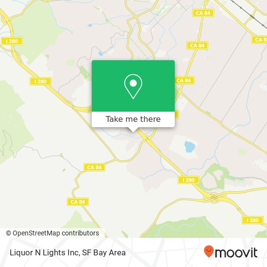 Mapa de Liquor N Lights Inc