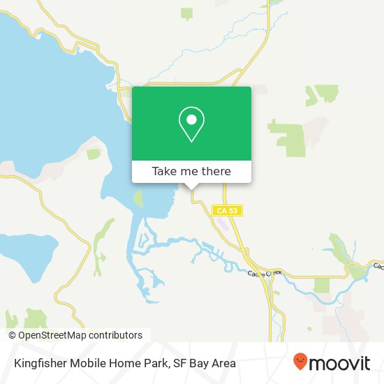 Mapa de Kingfisher Mobile Home Park