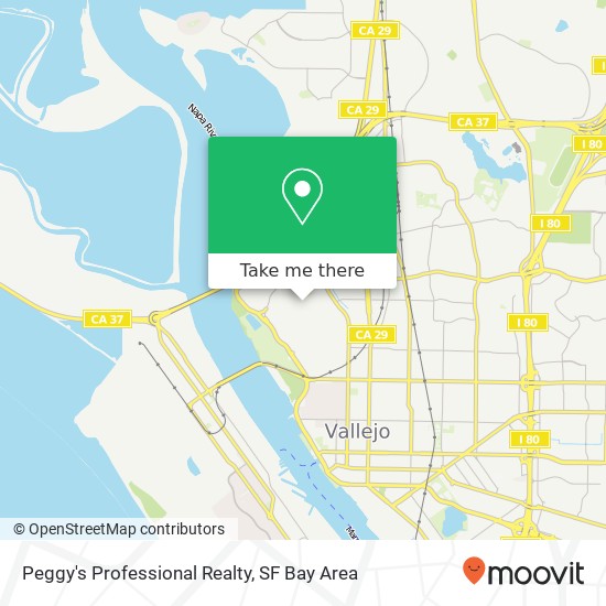 Peggy's Professional Realty map