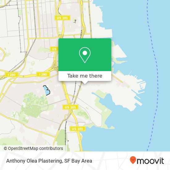 Anthony Olea Plastering map