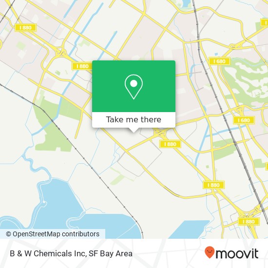 B & W Chemicals Inc map