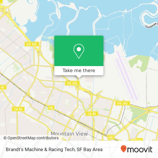 Mapa de Brandt's Machine & Racing Tech