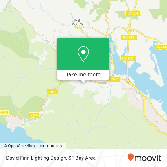 David Finn Lighting Design map