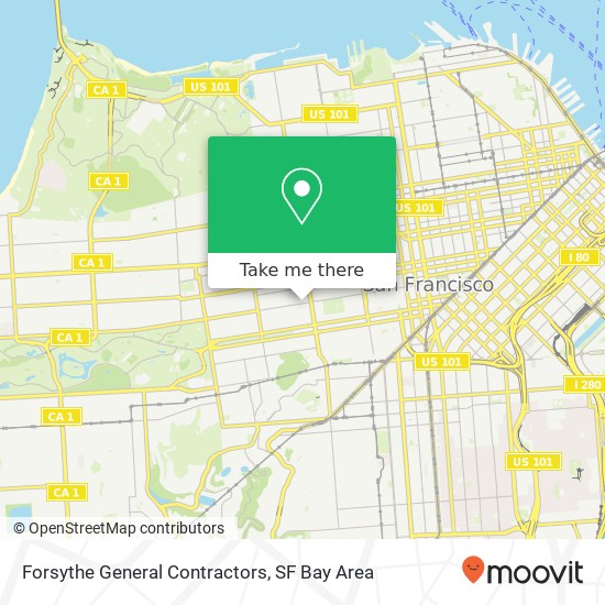 Forsythe General Contractors map