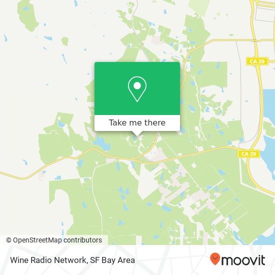 Wine Radio Network map