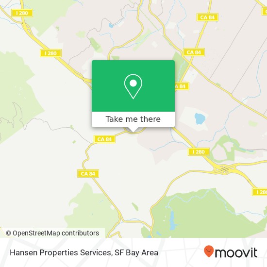 Hansen Properties Services map