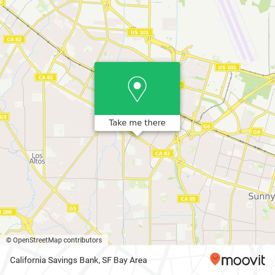 Mapa de California Savings Bank