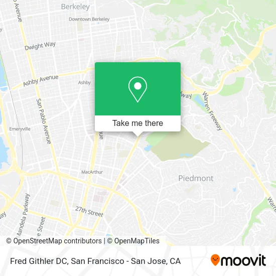 Mapa de Fred Githler DC