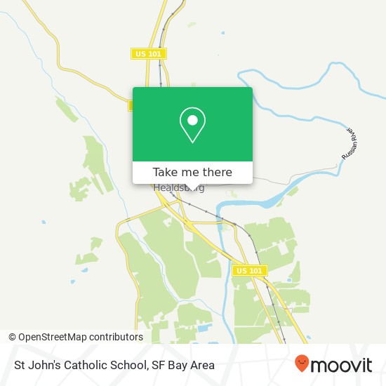 St John's Catholic School map