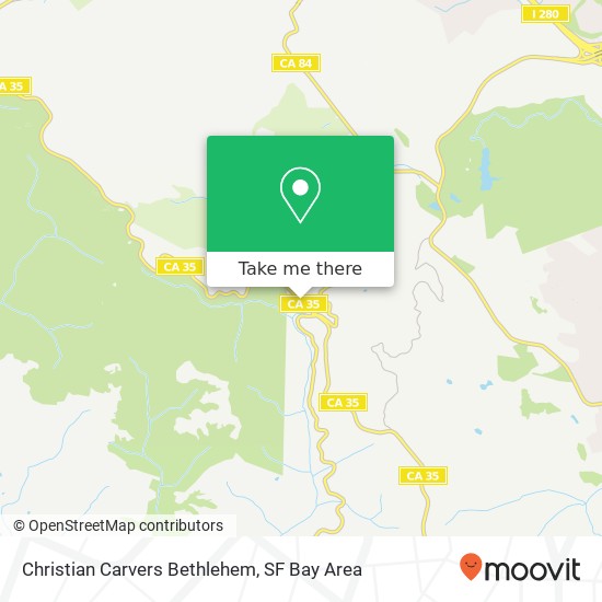 Mapa de Christian Carvers Bethlehem