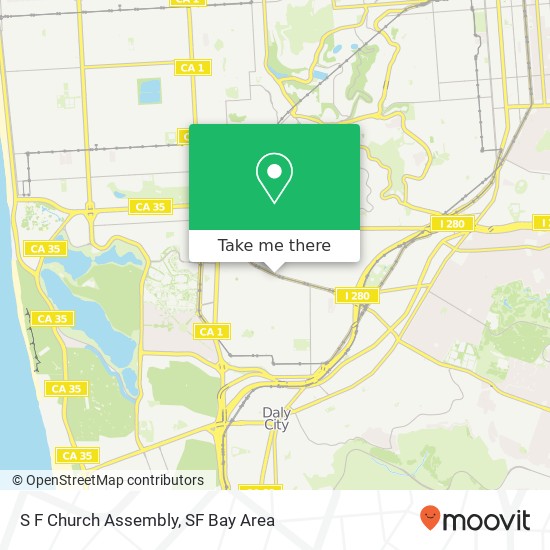 S F Church Assembly map