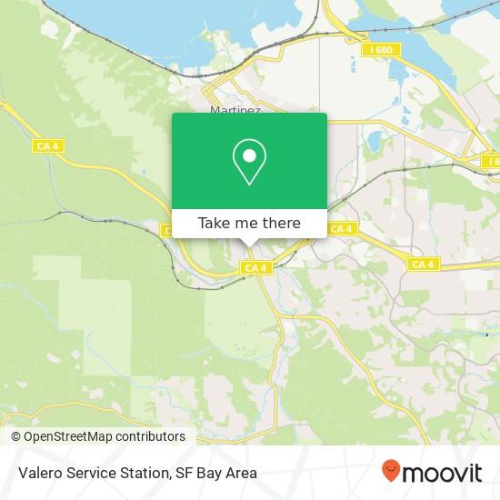 Valero Service Station map