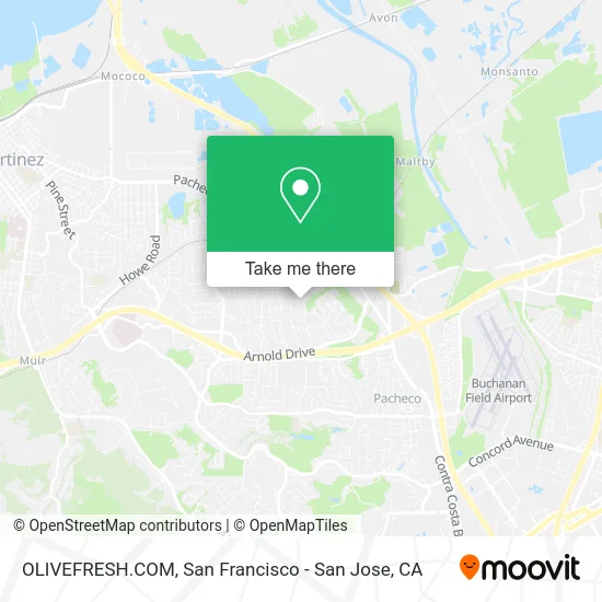 OLIVEFRESH.COM map