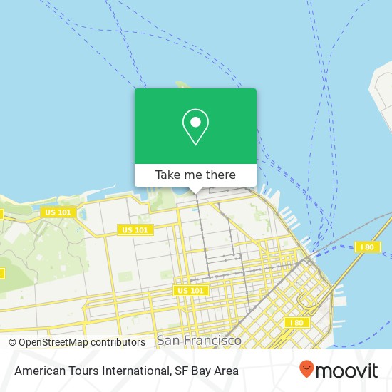 American Tours International map
