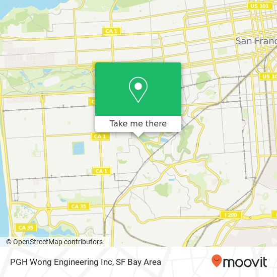 Mapa de PGH Wong Engineering Inc