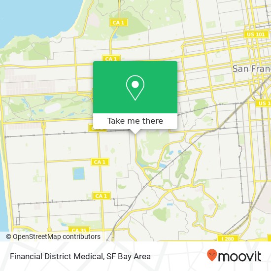 Financial District Medical map