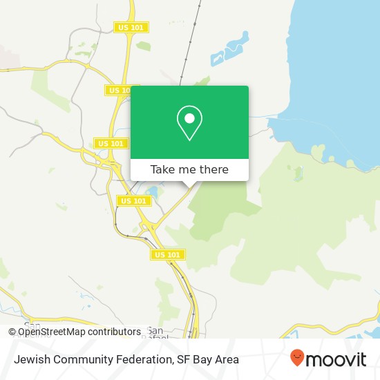 Jewish Community Federation map