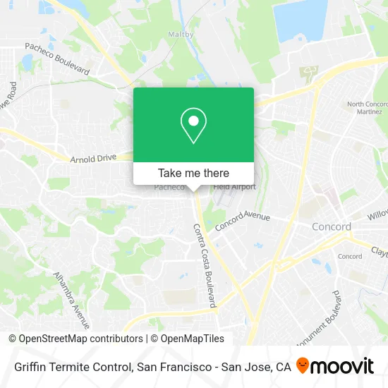 Griffin Termite Control map