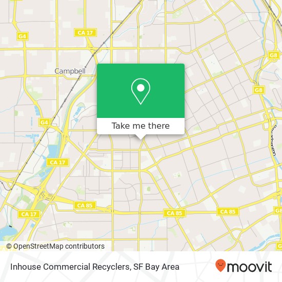 Inhouse Commercial Recyclers map