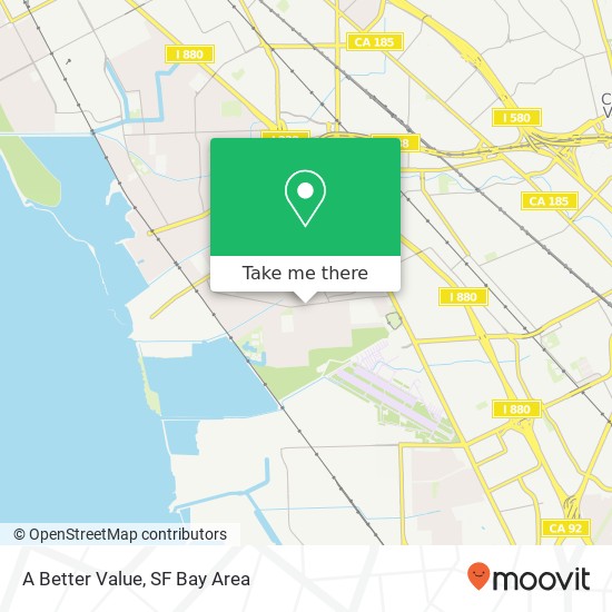 Mapa de A Better Value