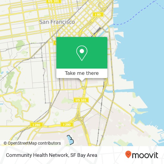 Community Health Network map