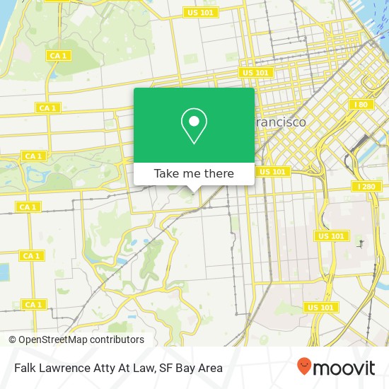 Falk Lawrence Atty At Law map