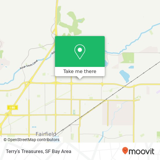 Terry's Treasures map