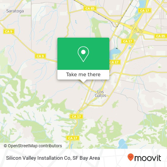 Silicon Valley Installation Co map